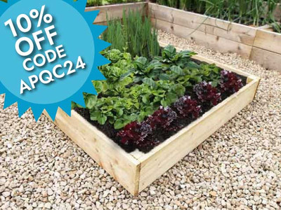 Allotment Raised Beds - 17.5cm High Timber Planter