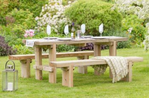 wooden garden furniture
