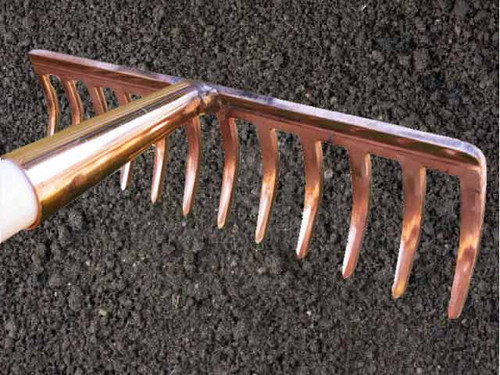 Perseus Austrian copper headed soil rake