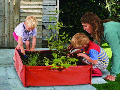 instant raised planter or sandpit for kids gardens