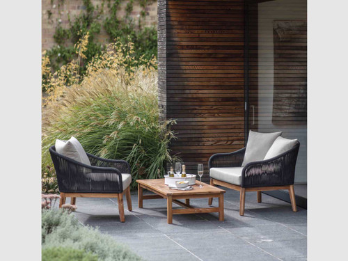 Luccombe armchair set for patios and gardens