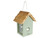 Beach Hut Seed Feeder in Sage green