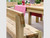 timber garden furniture set