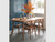 Kersoe walnut wood contemporary dining table