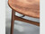 Dining chair with rounded back