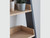 slanted bookshelf-style shelf ladder