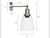 Hoxton Dome wall light with adjustable arm