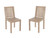 Porthallow acacia wood dining chairs