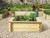 Castleton 4 ft by 4 ft raised bed with top border