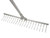 Falci aluminium garden rake with long handle