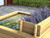6ft Long Cascade Planter With Water Blade