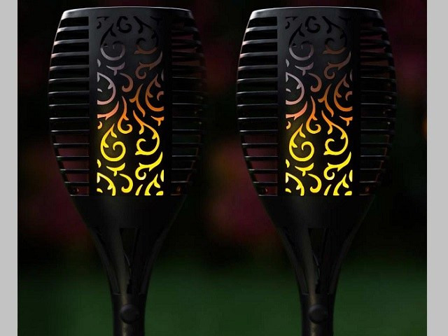 Mini London Solar Post Light