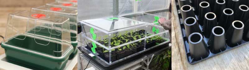 vegetable growing pots-trays-propagators