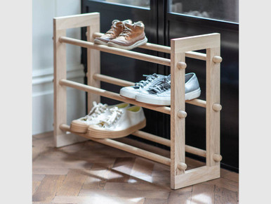 Hampton Style Shoe Rack The Hambledon Shoe Rack - 9 Pairs