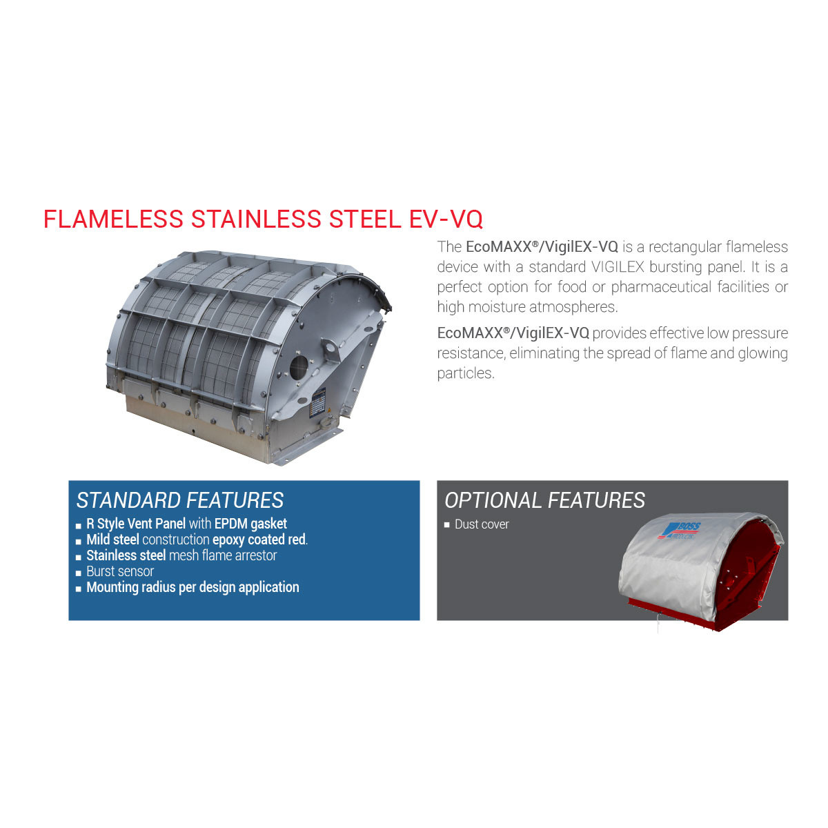 EcoMAXX Flameless Explosion Vent - BISCO Enterprise