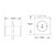 Illustration - QF® Manual Blast Gate NFMES Illustration - QF® Manual Blast Gate NFMES