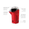 Salton Cinema Popper Popcorn Maker - Red