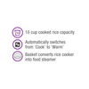 Salton Automatic Rice Cooker & Steamer - 10 Cup