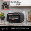 Gemelli Home Pizza Oven, Electric Indoor & Outdoor Pizza Maker