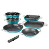 Curtis Stone 10-piece Dura-Pan Stacking Cookware Set Remanufactured