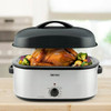 Aroma 22Qt Roaster Oven with High-Dome Lid Remanufactured