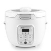 Aroma 20-Cup Electric Rice Cooker, White Digital Cooker
