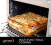 Gemelli Oven, Professional Grade Convection Oven with Built-In Rotisserie and Convenience/Pizza Drawer