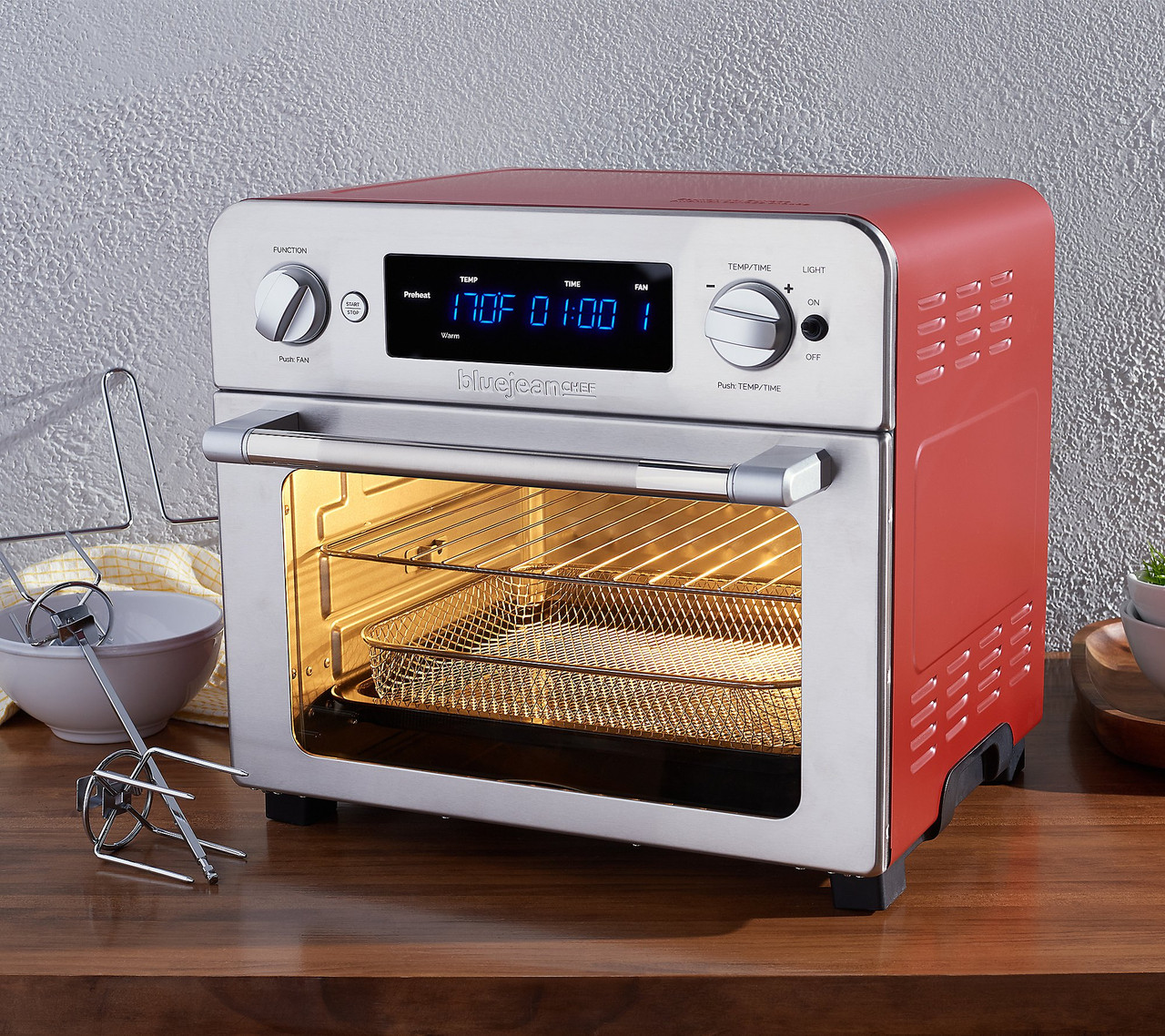 Blue Jean Chef 23L Digital Air Fryer Toaster Oven