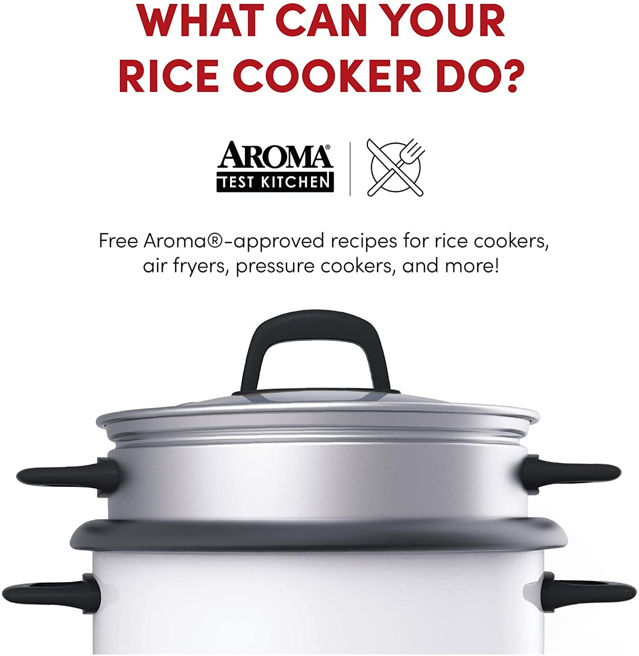 Aroma Housewares 14-Cup (Cooked) Pot Style Rice Cooker and Food Steamer