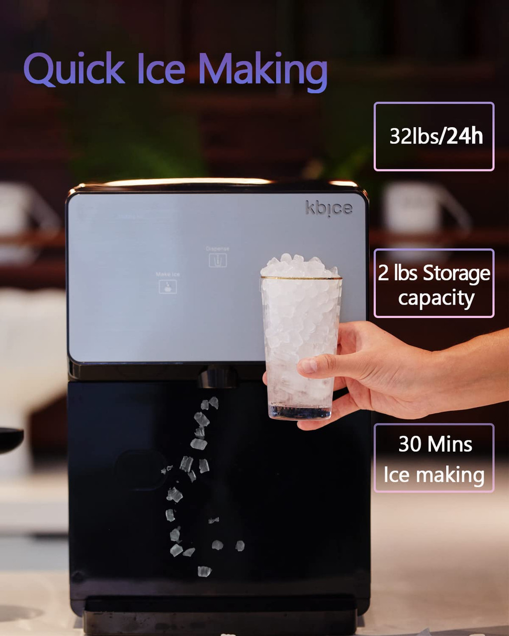  Countertop Crushed Ice Maker