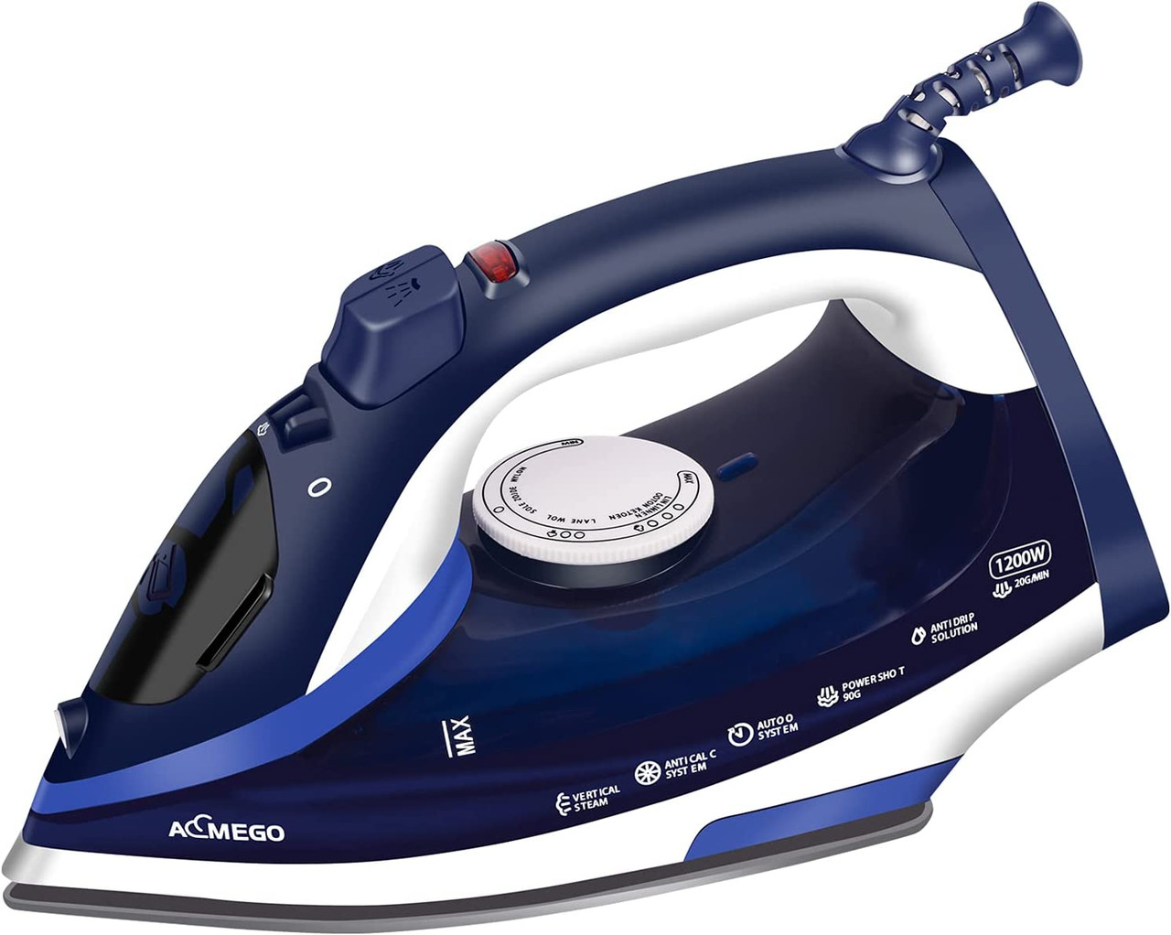 Black+decker Easy Steam Compact Iron, with Non Stick Soleplate