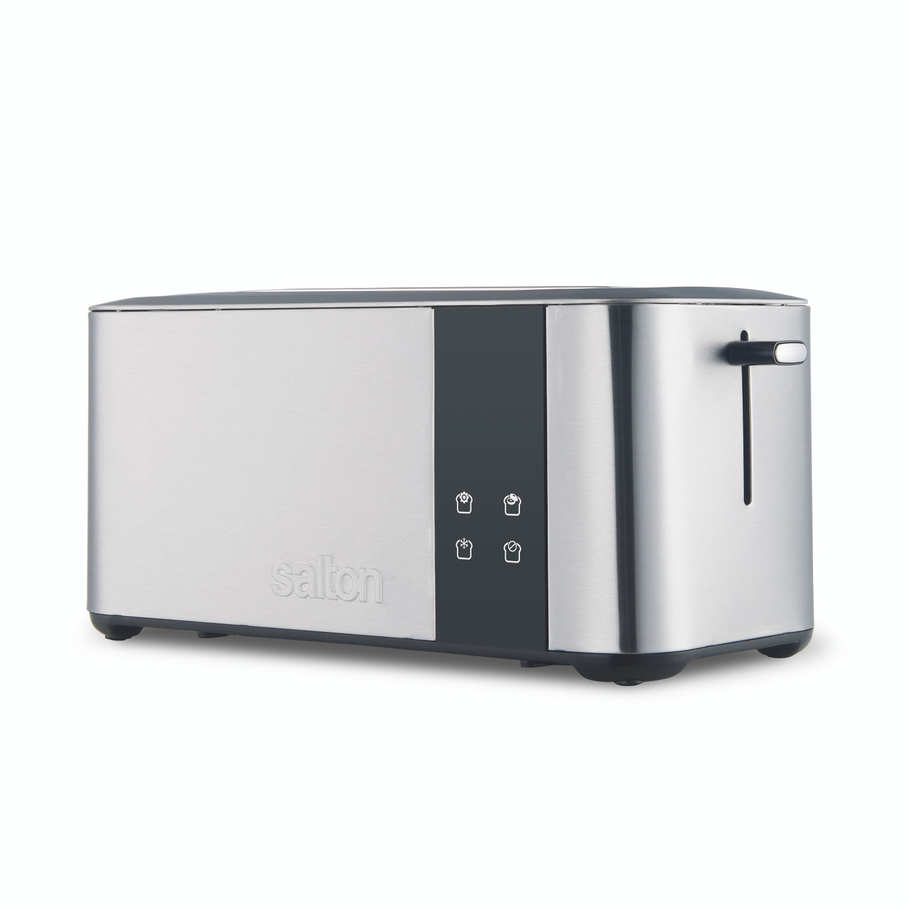 Salton Digital Long Slot 4 Slice Toaster, Stainless Steel