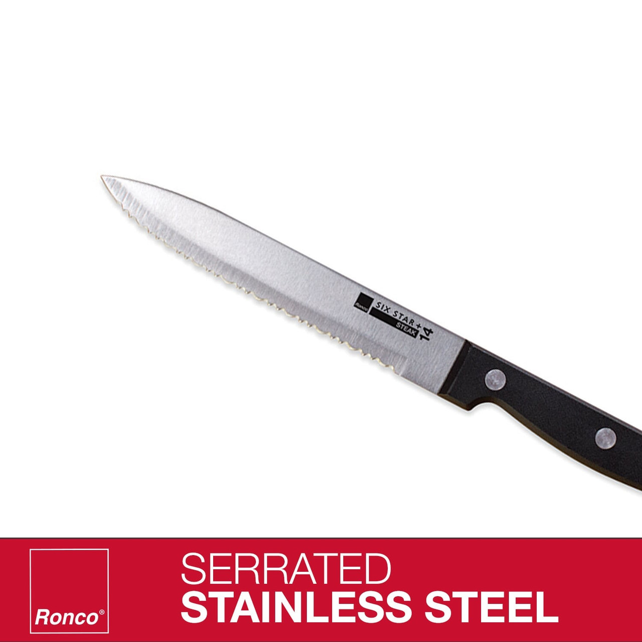 Wolfgang Puck 6-piece Stainless Steel Steak Knife Set