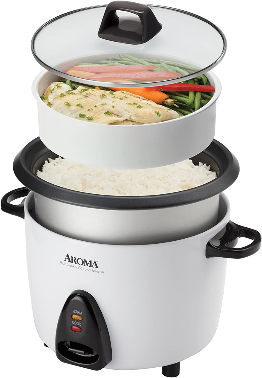 Aroma® 20-Cup (Cooked) Rice Cooker, Grain Cooker & Food Steamer