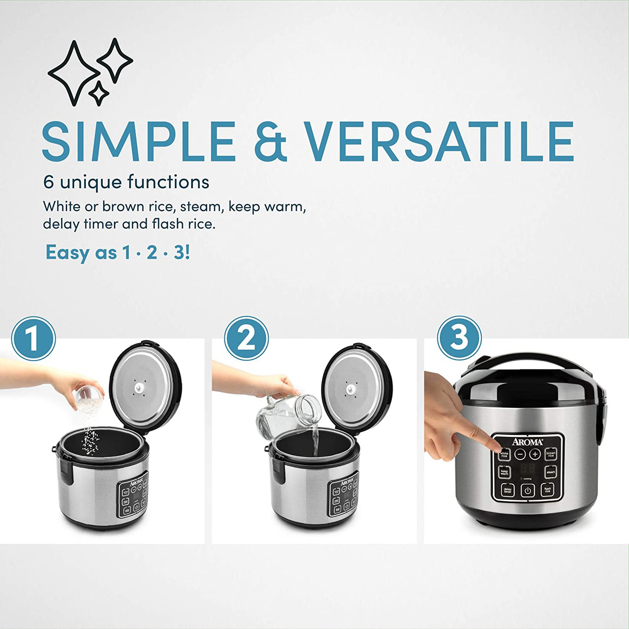 Aroma Rice Cooker/Food Steamer