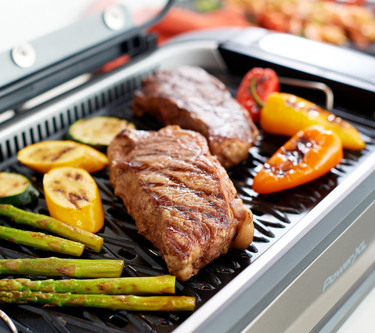 PowerXL Premium Indoor Electric Grill with Reversible & Removable Grill  Plate 