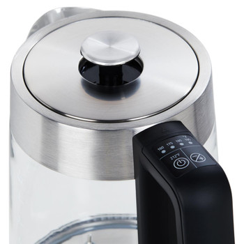Curtis Stone 1.7 Liter 1500W Electric Glass Kettle - Open Box