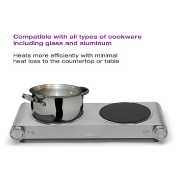 Salton Portable Infrared Cooktop - Double