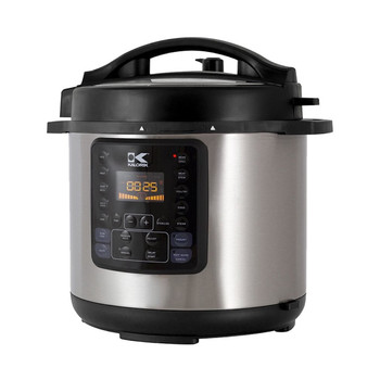 KALORIK 8 QUART 10-IN-1 MULTI USE PRESSURE COOKER, STAINLESS STEEL - Refurbished