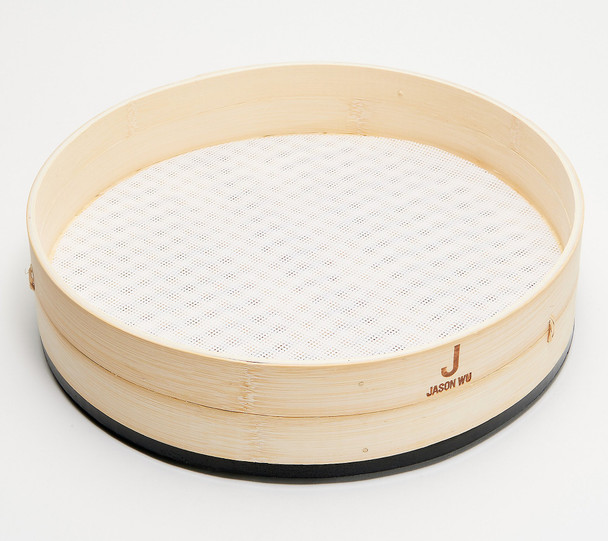 Jason Wu 12" Bamboo Steamer Insert w/ Silicone Rim and Mat - Refurbished