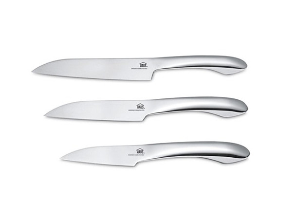 Haus SAK 42958 Designer Curved 3Pc Stainless Steel Knife Set