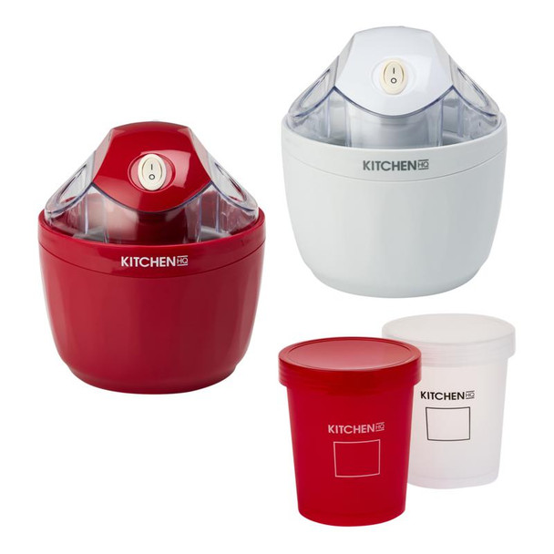 Kitchen HQ 2-pack Ice Cream Makers with One-Pint Containers