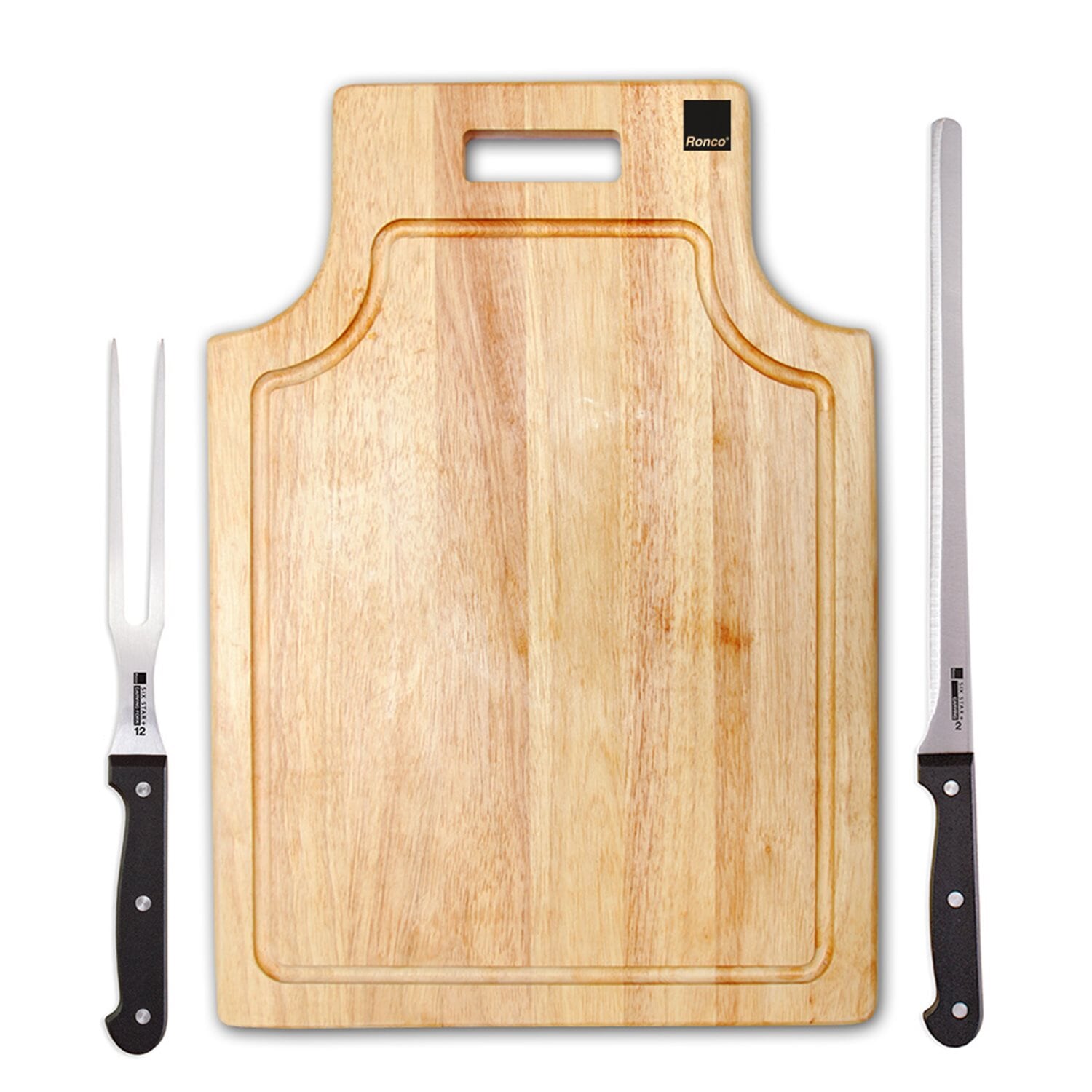 Ronco Carving Board Set with Drip Catch