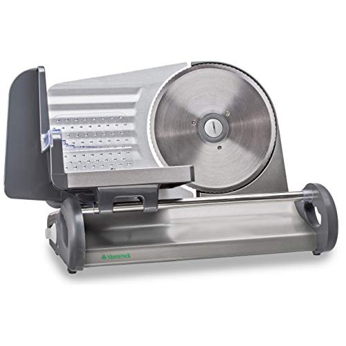 Shamrock X-Large 8.5 Stainless Steel Food Slicer w//Speed Control
