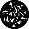 Gam Pointed Breakup XL Metal Gobo # G589