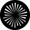 Gam Radial Lines 2 Metal Gobo # G638