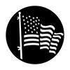 Apollo American Flag - White (Pair with ME-3532 and ME-3534) - ME-3533