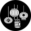 Rosco Chinese Lanterns Metal Gobo #  77653