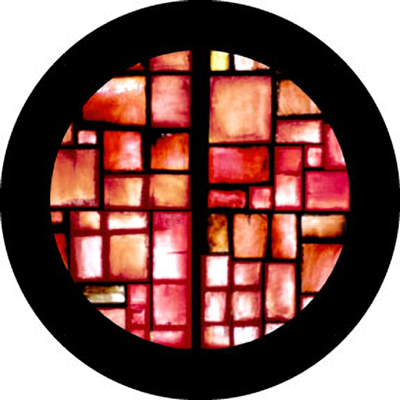 Rosco Red Square Glass Full Color Gobo #  86765