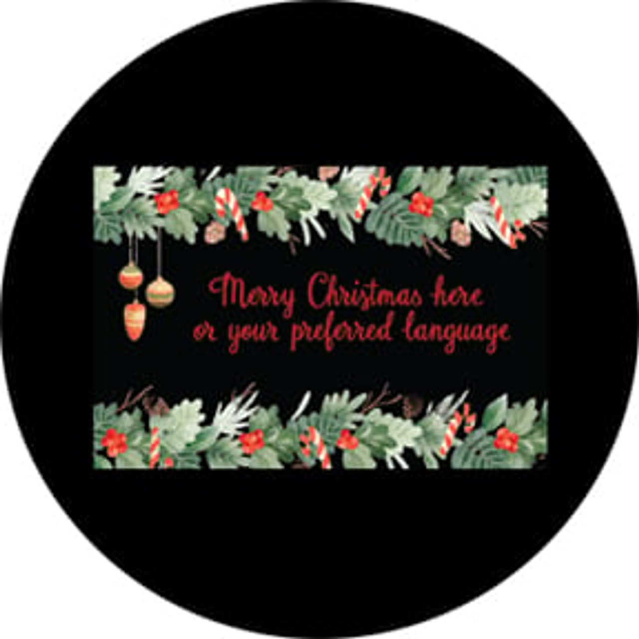 Rosco 86821 Holiday Garland with Custom Text
